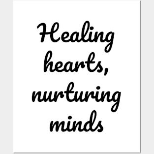 Healing Hearts, Nurturing Minds Mental Health Posters and Art